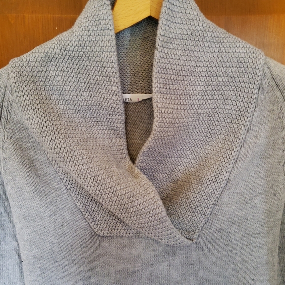 Athleta Sequoia Grey Isle Sweater Dress Size Small EUC - Picture 5 of 11